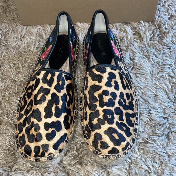 NIB Johnny Was Garden Leopard Espadrilles - Picture 5 of 11